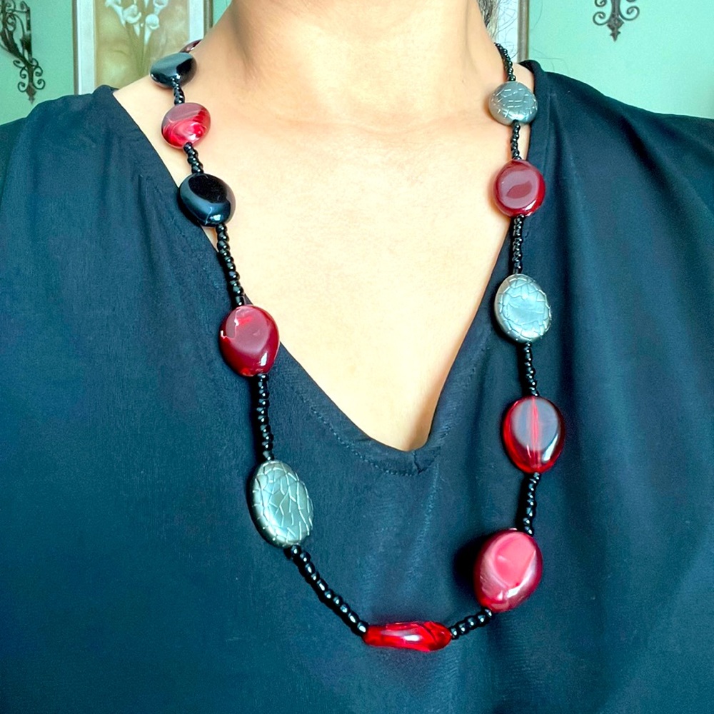 Dress up jewelry , beaded , handmade